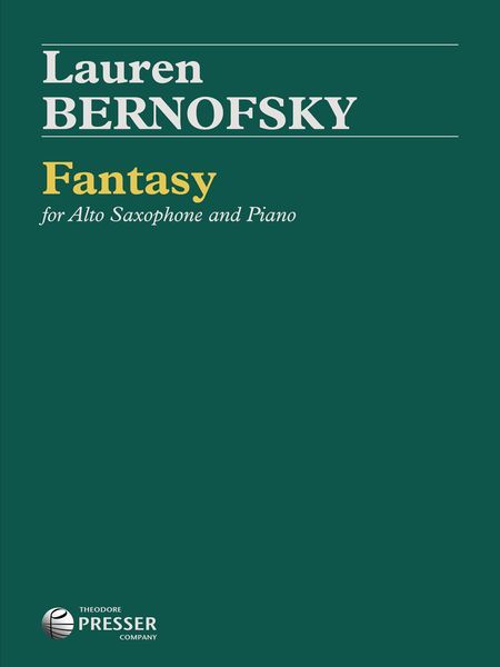 Fantasy : For Alto Saxophone and Piano.