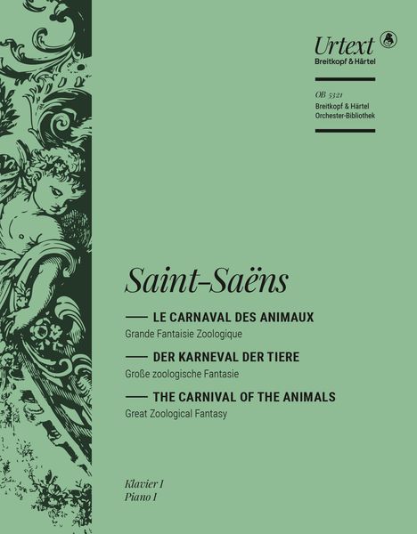 Carnival of The Animals : For Chamber Ensemble Or Small Orchestra [Solo Piano 1 Part].