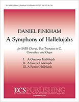 Symphony of Hallelujahs : For SATB Chorus, Two Trumpets In C, Contrabass and Organ.
