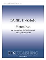 Magnificat : For Soprano Solo, SATB Chorus and Wind Quintet Or Piano.