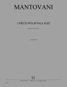 Cinq Pièces Pour Paul Klee : Pour Violoncello Et Piano.