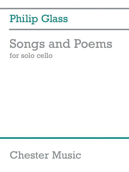 Songs and Poems : For Solo Cello (2007).