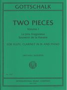 Two Pieces, Vol. 1 : For Flute, Clarinet In B Flat and Piano / arranged by Michael Webster.