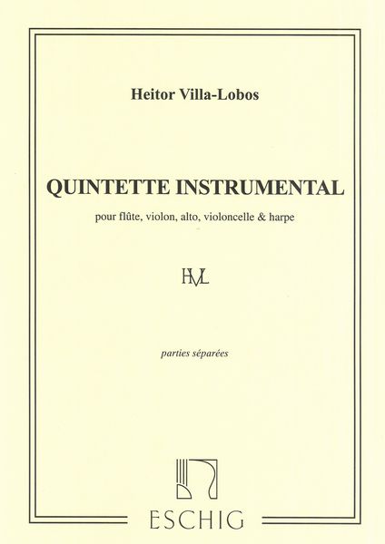 Quintette Instrumental : Pour Flute, Violin, Alto, Violoncelle Et Harp.