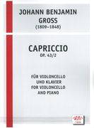 Capriccio, Op. 43/2 : Für Violoncello und Klavier / edited by Folckert Lüken-Isberner.