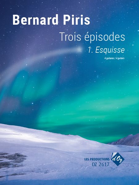 Trois Épisodes, No. 1 - Esquisse : For 4 Guitars.