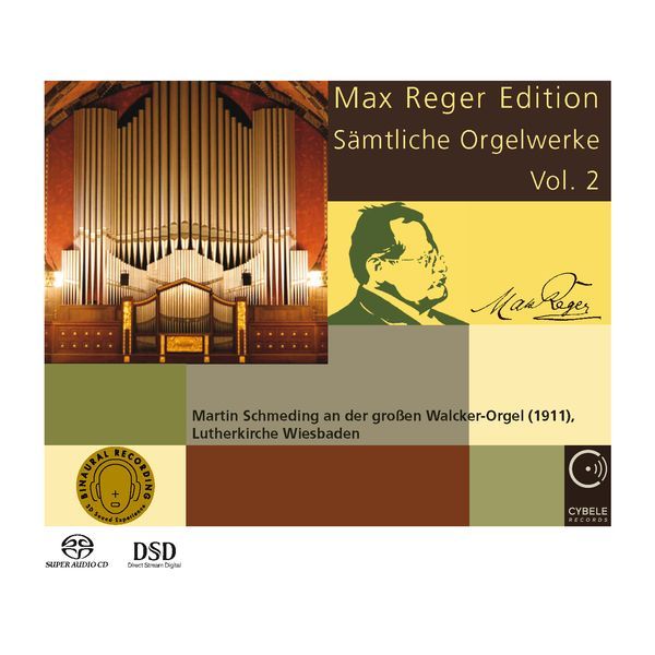 Max Reger Edition : Sämtliche Orgelwerke, Vol. 2 / Martin Schmeding, Organ.