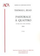 Pastorale A Quattro : For Oboe, Horn, Violin and Contrabass (1989,2016).