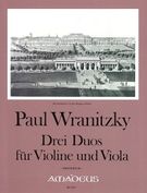 Three Duos : For Violin and Viola - First Edition / edited by Bernhard Päuler.