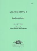 Lagrime Dolorose : For Bass Solo, Two Recorders and Basso Continuo / edited by Cedric Lee.