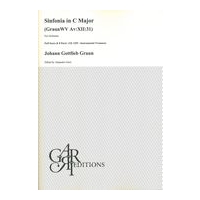 Sinfonia In C Major (Graunwv Av:XII:31) : For Orchestra / Ed. Alejandro Garri.