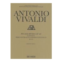 Alla Caccia Dell'alme E De'cori : Cantata Per Contralto E Basso Continuo RV 670. Ed. Degrada.