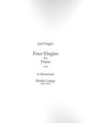 Four Elegies : For Piano (1980).