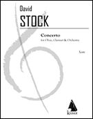 Concerto : For Oboe, Clarinet and Orchestra.