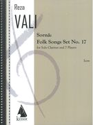 Sorna - Folk Songs Set No. 17 : For Solo Clarinet and 7 Players.