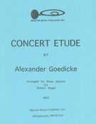 Concert Etude : For Brass Quintet / arr. by Robert Nagel.