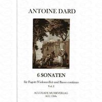 6 Sonaten, Vol. 1 : Für Fagott und Basso Continuo / edited by Ricardo Rapoport.