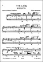 Lark : For Piano / arr. by Glinka.