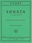 Sonata In A Major, Op. 13 : For Violin and Piano / edited by Zinio Francescatti & Robert Casadesus.