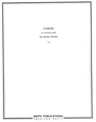 Canon : For Contrabass Quartet (1973).