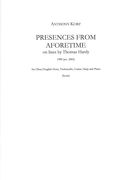 Presences From Aforetime : For Oboe/English Horn, Violoncello, Guitar, Harp and Piano.