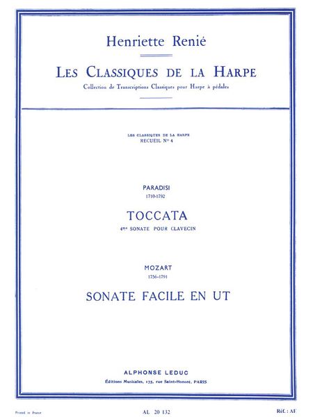 Classiques De la Harpe, Vol. 4 / edited by Henriette Renie.