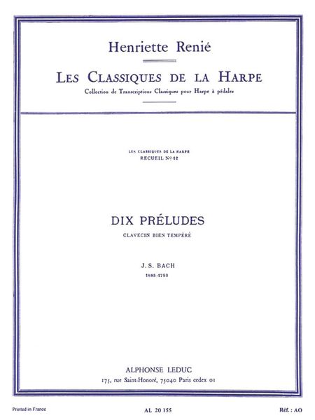 Classiques De la Harpe, Vol. 12 / edited by Henriette Renie.