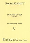 Sonatina, Op. 85b : For Violin, Cello and Piano.