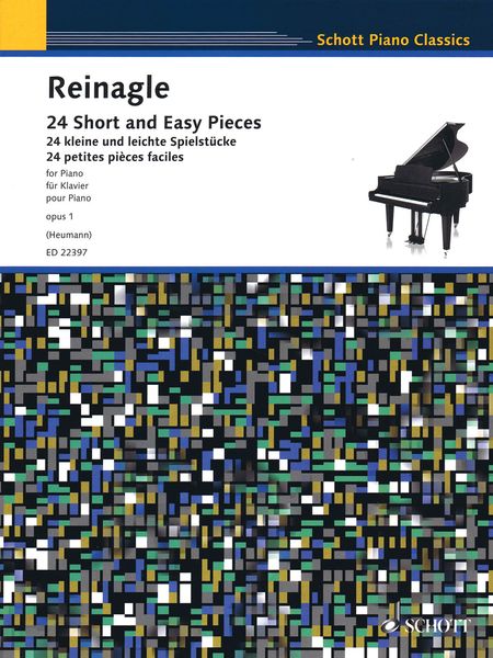 24 Short and Easy Pieces, Op. 1 : For Piano / edited by Hans-Günter Heumann.