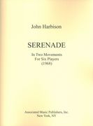 Serenade : In Two Movements For Flute, Clarinet, Bass Clarinet, Violin, Viola and Cello (1968).