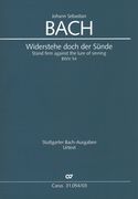Widerstehe Doch der Sünde, BWV 54 : Kantate Zu Oculi / edited by Ulrich Leisinger.