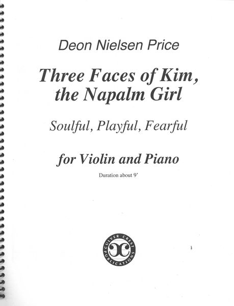 Three Faces Of Kim : For Violin & Piano.