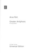 Greater Antiphons : For String Orchestra (1988/2015).