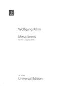 Missa Brevis : Für Chor A Cappella (2015).