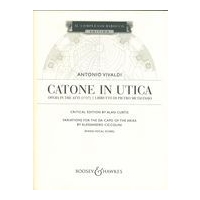 Catone In Utica : Variations For The Da Capo of The Arias by Alessandro Ciccolini - Vocal Score.