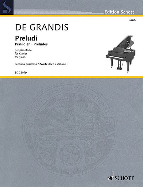 Preludi : Per Pianoforte - Vol. 2 : Twelve Preludes (1999-2000).