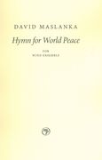 Hymn For World Peace : For Wind Ensemble (2014).