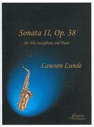 Sonata II, Op. 38 : For Alto Saxophone and Piano (1970).
