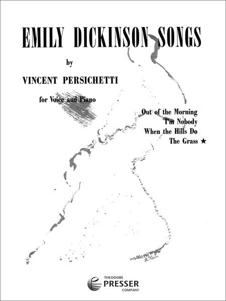 Emily Dickinson Songs, Op. 77, No. 4 - The Grass : For Voice and Piano.