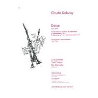 Danse : For 4 Clarinets / arranged by Jean Thilde.