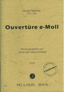 Ouvertüre E-Moll : Für Orchester / edited by Johannes Volker Schmidt.