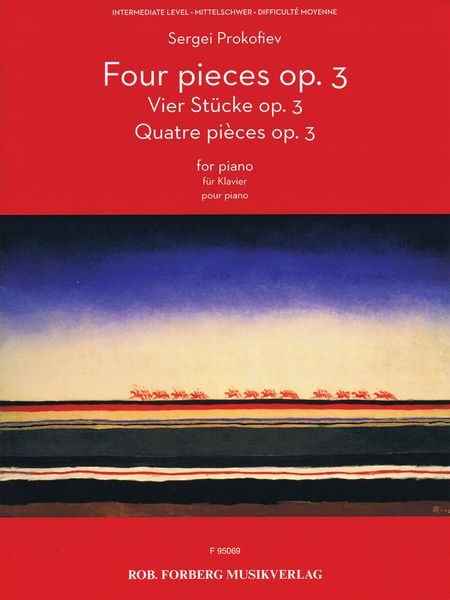 Four Pieces, Op. 3 : For Piano.