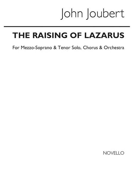 Raising of Lazarus, Op. 67 : For Mezzo-Soprano & Tenor Solo, Chorus & Orchestra - Piano reduction.