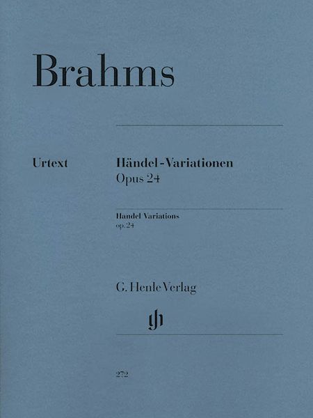 Händel-Variationen, Op. 24 : For Piano.