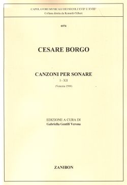 Conzoni Per Sonare I-XII : Per Organo O Cembalo / Edizione A Cura Di Gabriella Gentili Verona.