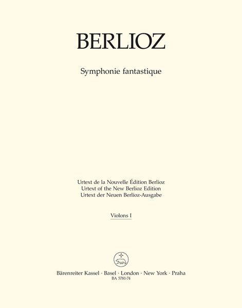 Symphonie Fantastique, Op. 14 / edited by Nicolas Temperley.