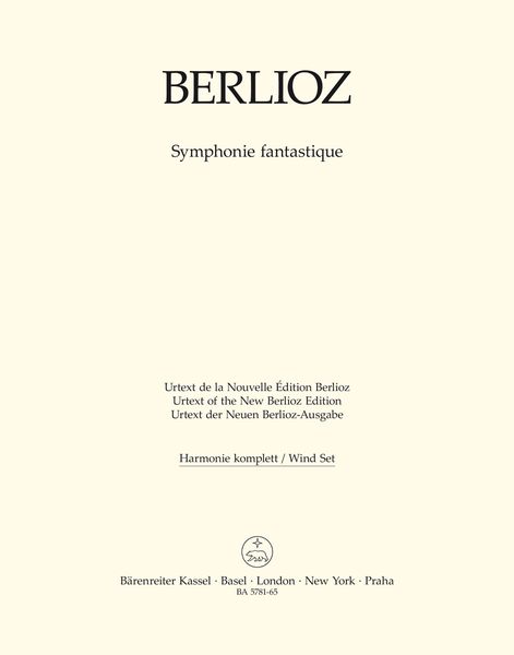 Symphonie Fantastique, Op. 14 - Wind Set / edited by Nicolas Temperley.