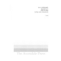 Quartet In C (After K. 454) : For Flute, Violin, Viola and Cello / arranged by Kathryn Cernauskas.