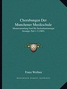 Chorubungen der Munchener Musikschule.