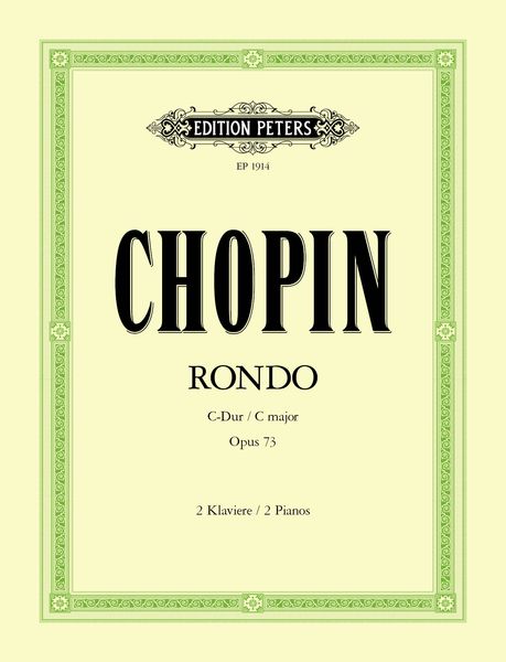 Rondo : Für Zwei Klaviere, Op. 73 / edited by Herrmann Scholtz.